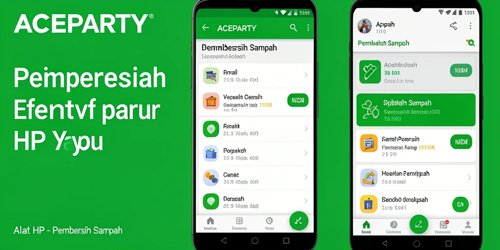 Tampilan antarmuka ACEPARTY yang intuitif dan mudah digunakan.