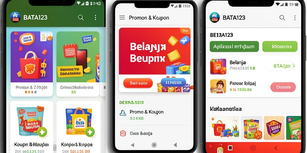 Antarmuka intuitif BATA123 untuk Promo & Kupon.