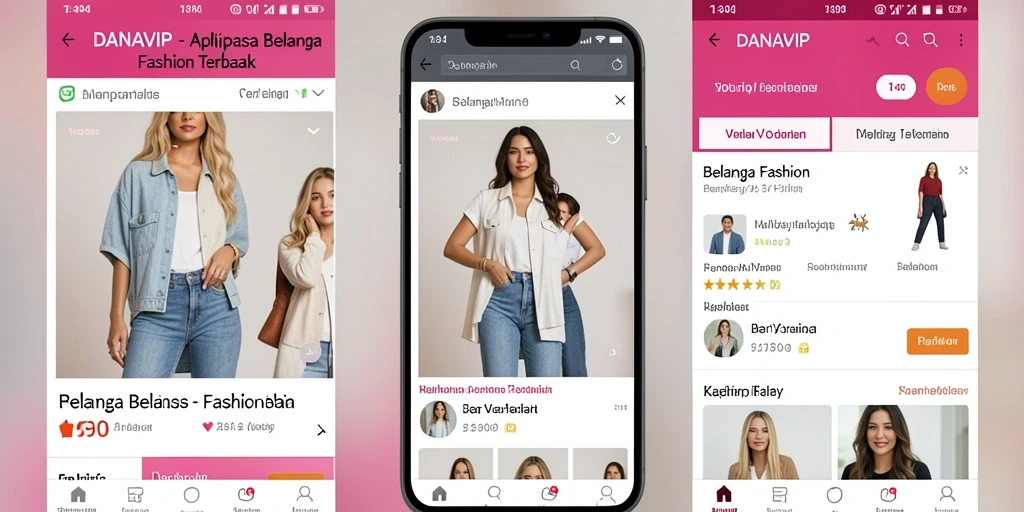 Tampilan antarmuka DANAVIP yang modern dan mudah digunakan.