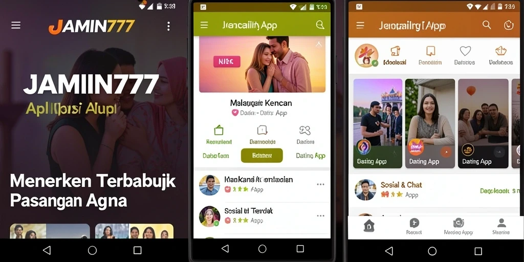 Antarmuka aplikasi JAMIN777 yang menarik dan fungsional.