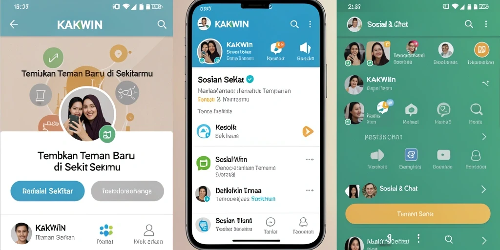 Antarmuka KAKWIN yang user-friendly dan interaktif.