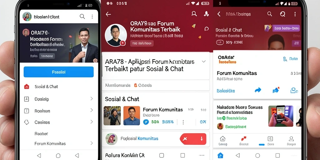 Tampilan antarmuka sederhana dan fungsional dari ORA78 untuk komunitas.