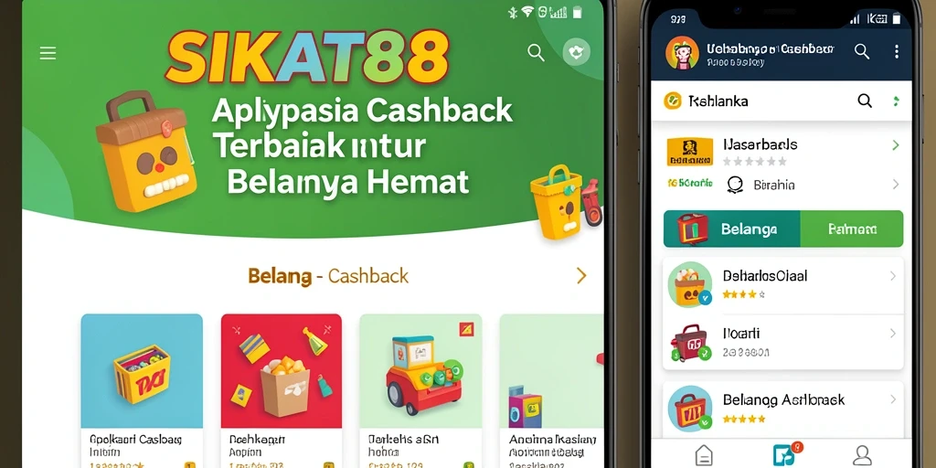 Antarmuka SIKAT88 yang menampilkan fungsi Cashback secara jelas dan informatif.