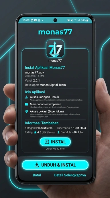 Cara Mudah Unduh dan Instal monas77 APK di Android